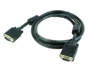 Kabel GEMBIRD CC-PPVGA-6B (D-Sub (VGA) M - D-Sub (VGA) M  1,8m  kolor czarn