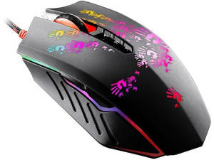 Mysz A4 TECH Bloody Blazing A60 A4TMYS45084 (optyczna  4000 DPI  kolor czar