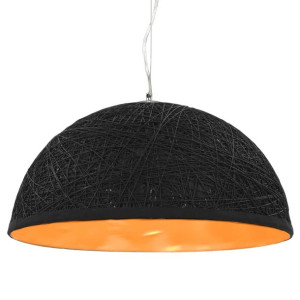 Lampa wisząca, czarno-złota, Ø 50 cm, E27