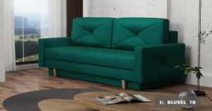 Sofa Kanapa Lange z funkcją spania i pojemnikiem.