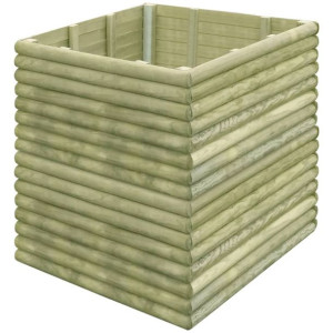 Podwyższona donica ogrodowa, 106x106x96 cm, impregnowana sosna