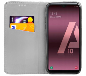 ETUI z KLAPKĄ do SAMSUNG GALAXY A10 magnetyczne