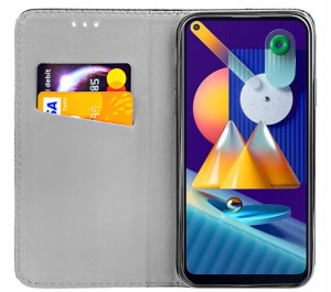 ETUI z KLAPKĄ do SAMSUNG GALAXY M11 magnetyczne