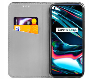 ETUI z KLAPKĄ do REALME 7 PRO magnetyczne futerał