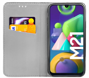 ETUI z KLAPKĄ do SAMSUNG GALAXY M21 magnetyczne