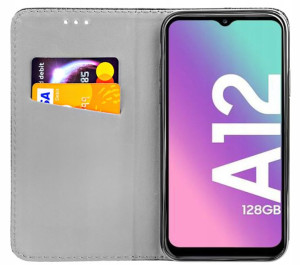ETUI z KLAPKĄ do SAMSUNG GALAXY A12 magnetyczne
