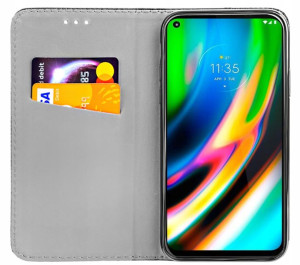 ETUI z KLAPKĄ do MOTOROLA MOTO G9 PLUS magnetyczne