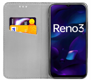 ETUI z KLAPKĄ do OPPO RENO 3 magnetyczne pokrowiec