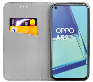 ETUI z KLAPKĄ do OPPO A52 magnetyczne pokrowiec
