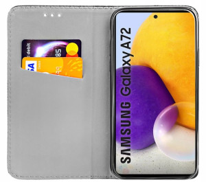 ETUI z KLAPKĄ do SAMSUNG GALAXY A72 magnetyczne
