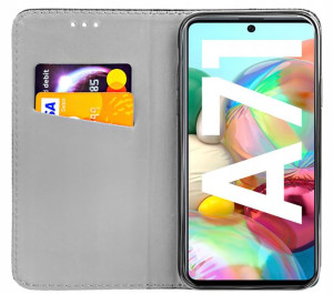 ETUI z KLAPKĄ do SAMSUNG GALAXY A71 magnetyczne