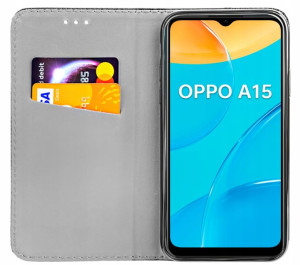 ETUI z KLAPKĄ do OPPO A15 / A15S magnetyczne case