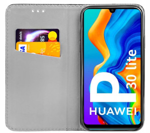 ETUI z KLAPKĄ do HUAWEI P30 LITE magnetyczne case