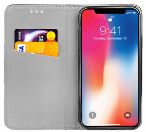 ETUI z KLAPKĄ do IPHONE X / XS magnetyczne futerał