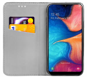 ETUI z KLAPKĄ do SAMSUNG GALAXY A20E magnetyczne
