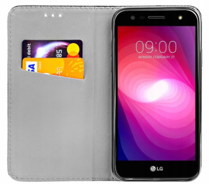 ETUI z KLAPKĄ do LG X POWER 2 magnetyczne futerał