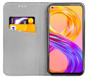 ETUI z KLAPKĄ do REALME 8 / 8 PRO magnetyczne case