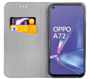 ETUI z KLAPKĄ do OPPO A72 magnetyczne pokrowiec