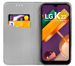 ETUI z KLAPKĄ do LG K22 magnetyczne pokrowiec case