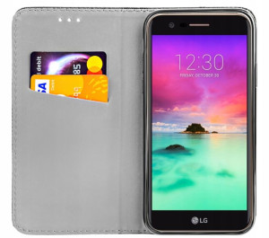 ETUI z KLAPKĄ do LG K10 2017 magnetyczne pokrowiec