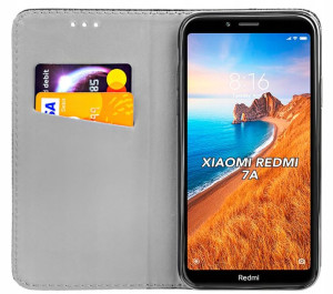 ETUI z KLAPKĄ do XIAOMI REDMI 7A magnetyczne case