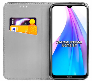 ETUI z KLAPKĄ do XIAOMI NOTE 8T magnetyczne case