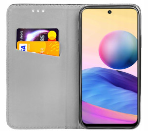 ETUI z KLAPKĄ do XIAOMI REDMI NOTE 10 magnetyczne