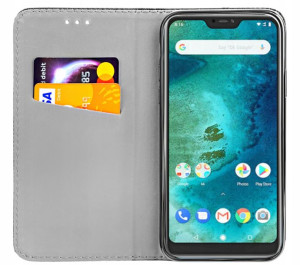 ETUI z KLAPKĄ do XIAOMI MI A2 LITE magnetyczne