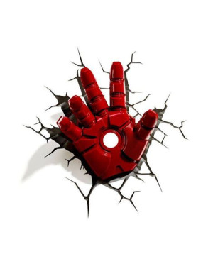 Lampka 3D LED Marvel - Dłoń Iron Mana