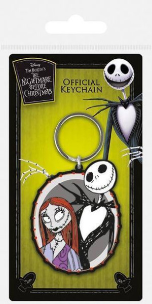 Brelok gumowy Nightmare Before Christmas - Jack and Sally