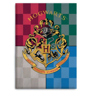 Koc z polaru Harry Potter - Hogwart (100 x 140 cm)