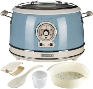 Wolnowar Wielofuncyjny 2904/05 Rice Cooker Vintage Niebieski