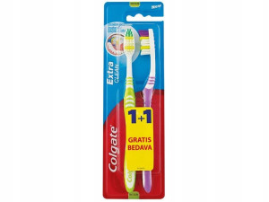 Colgate Extra Clean szczoteczka do zębów 1+1gratis
