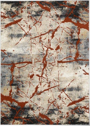 Dywan Agnella Gizel Mermer 80X150Cm Szary