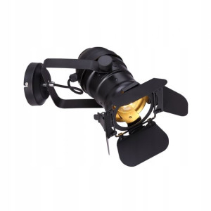 Globo Czarny Kinkiet Spot Egon 54650-1WB E27 Loft