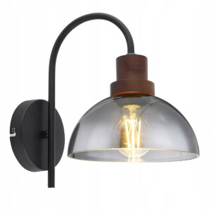 Globo Kinkiet 15562W SALSA przydymione szkło