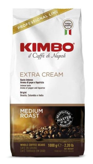 Kawa ziarnista Kimbo Espresso Bar Extra Cream 1kg
