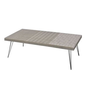 Stolik kawowy 120x60x38 cm szary