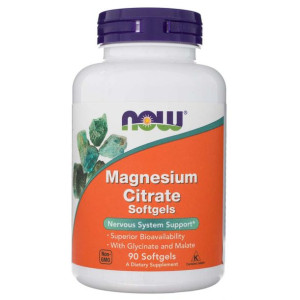 Now Foods Cytrynian Magnezu Softgels - 90 kapsułek