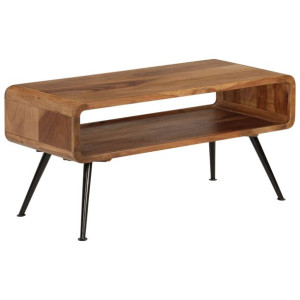 Stolik kawowy z litego drewna sheesham, 95 x 40 x 45 cm