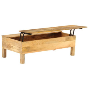 Stolik kawowy z litego drewna mango, 110 x 55 x 35 cm