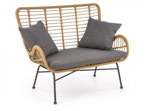 IKARO XL sofa naturalny-popiel (1p=2szt)