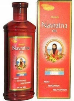 NAVRATNA Oil - Olejek do włosów i do masażu ciała 200ml