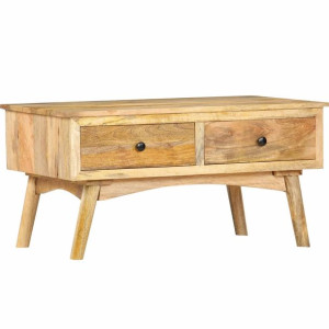 Stolik kawowy, 82 x 52 x 42 cm, lite drewno mango