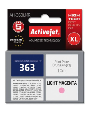 Tusz Activejet AH-363LMR (zamiennik HP 363 C8775EE  Premium  10 ml  jasny c