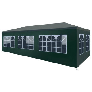 Namiot imprezowy, 3 x 9 m, zielony