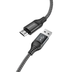 Borofone Kabel BX56 Delightful USB na micro USB 2,4A 1 metr czarny