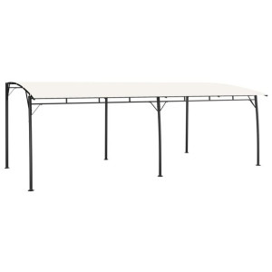 Zadaszenie ogrodowe, 6 x 3 x 2,25 m, kremowe