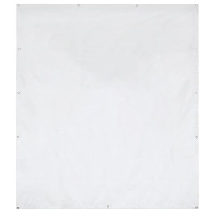 Panel boczny PVC, do namiotu, 2x2 m, biały, 550 g/m²