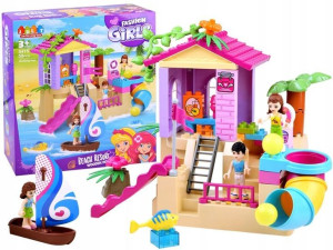 JDLT 5415 kolorowe Klocki DOMEK NA PLAŻY 58 el